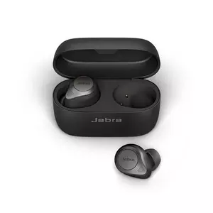 Exklusives Paket  Elite 85t Bluetooth Wireless Noise Cancelling Kopfhörer Titanium Black Limited Edition mit induktivem Ladegerät