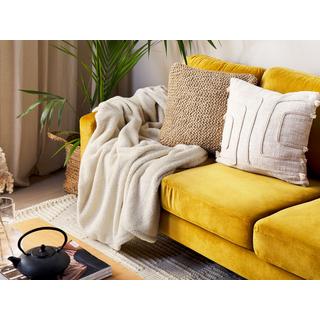 Beliani NAMDU Coperta Plaid Classica in Poliestere  