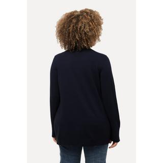 Ulla Popken  Pullover, Stehkragen, Langarm, Rippbündchen 