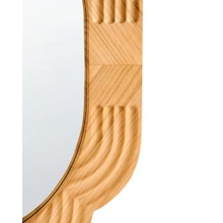 Beliani Wandspiegel aus Tannenholz Modern FRESVILLE  