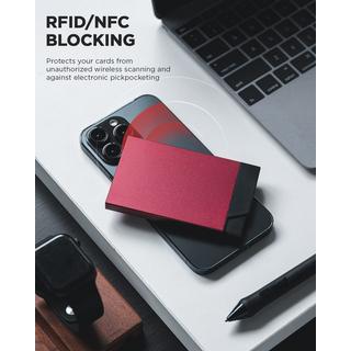Only-bags.store Metall RFID NFC Schutz Slim Automatisches Pop Up Kartenetui  