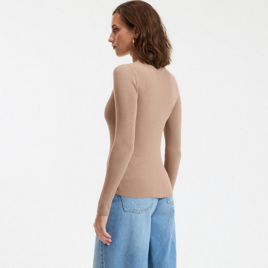 La Redoute Collections Pull Col Rond Maille Fine  