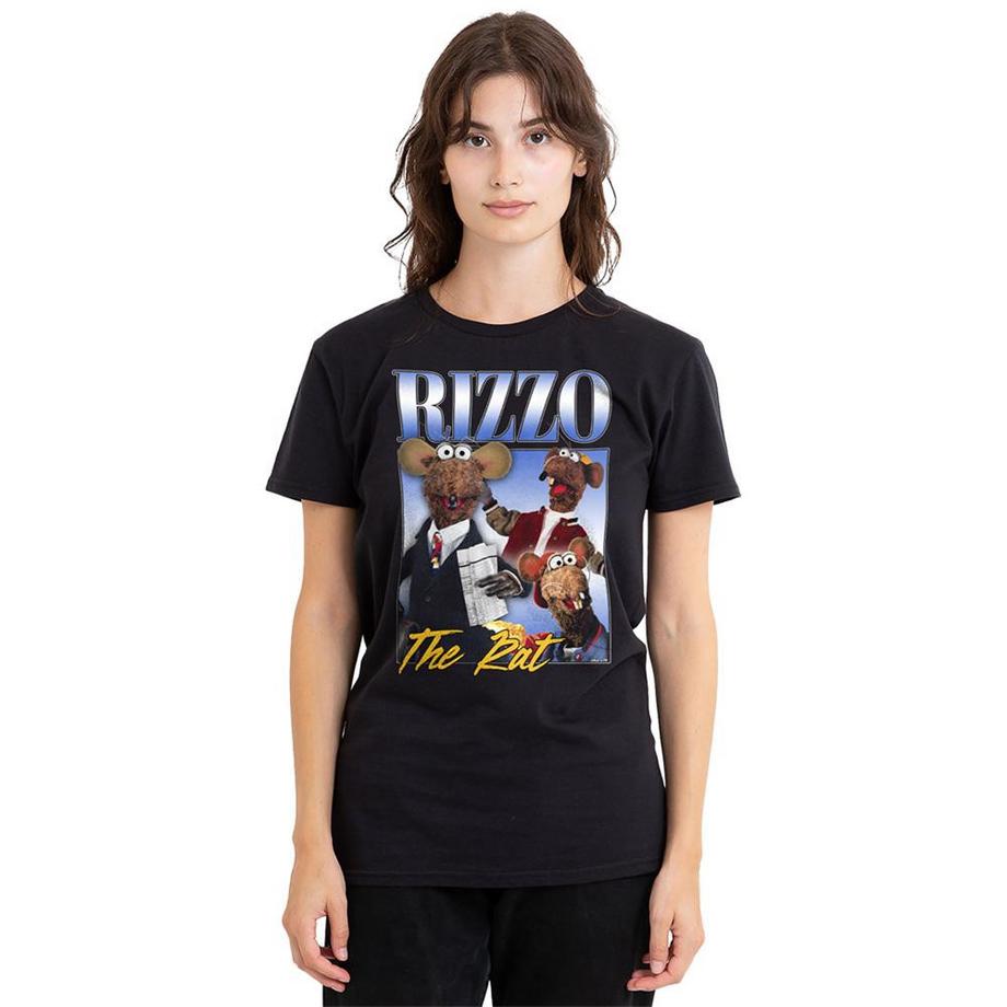 The Muppets T-Shirt en Coton Ringspun avec Motif Rizzo  