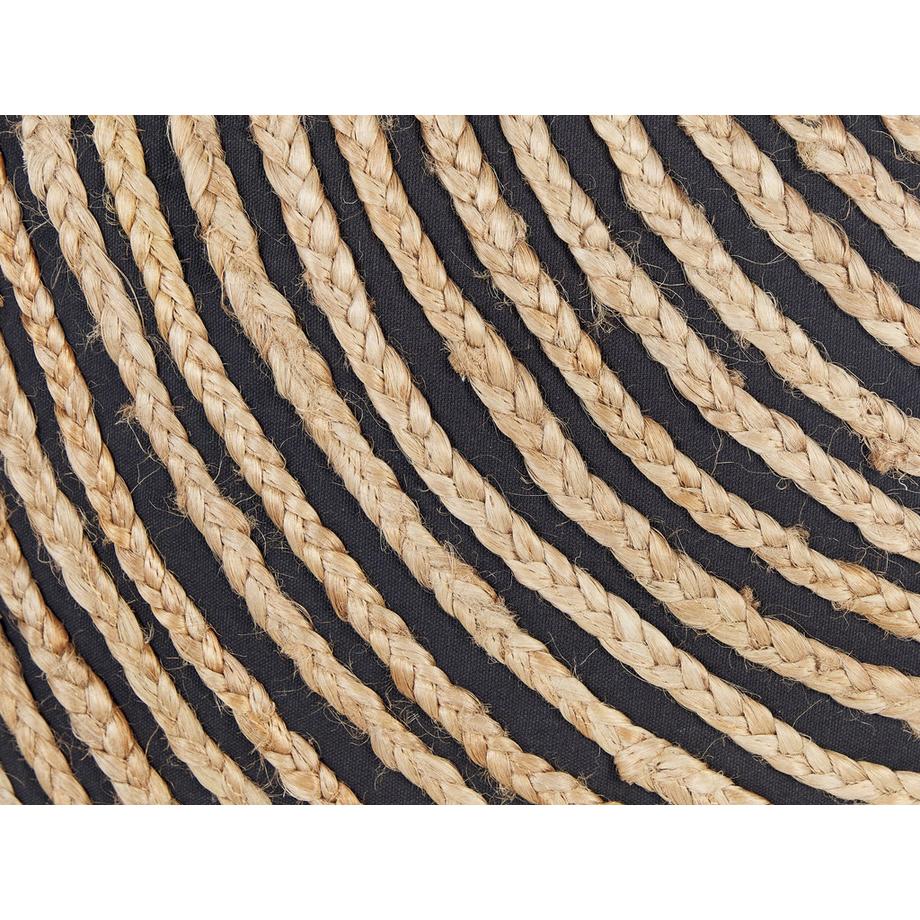 Beliani Dekokissen aus Jute Boho BERGENIA  