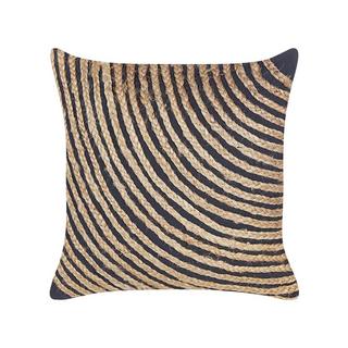 Beliani Coussin en Jute Boho BERGENIA  