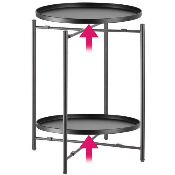 Tectake Beistelltisch Oxford 45,5x45,5x53cm  