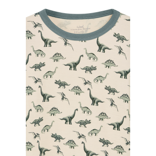 Hust and Claire  Woll/Bambus Abba Shirt Dino 