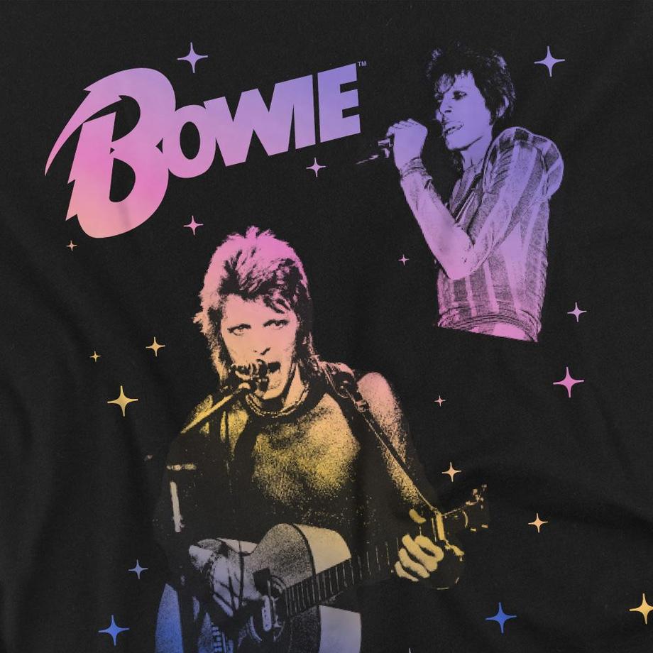 David Bowie Grafikdruck T-Shirt  
