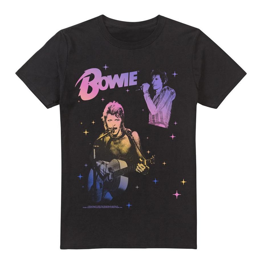 David Bowie Grafikdruck T-Shirt  