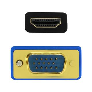 Avizar  Câble Vidéo HDMI vers VGA LinQ Noir 