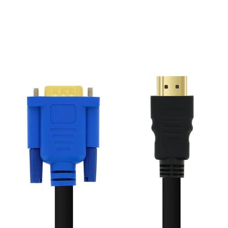 Avizar  Câble Vidéo HDMI vers VGA LinQ Noir 