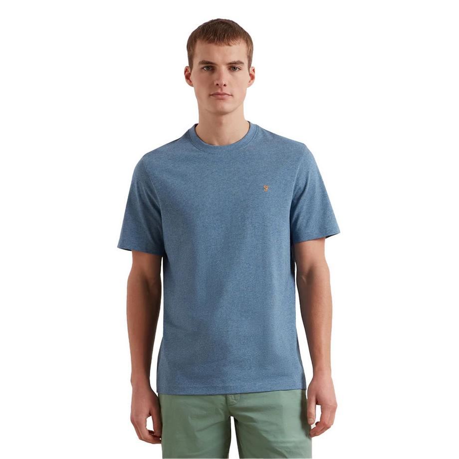 FARAH T-Shirt Taglio Regolare con Logo Ricamato  