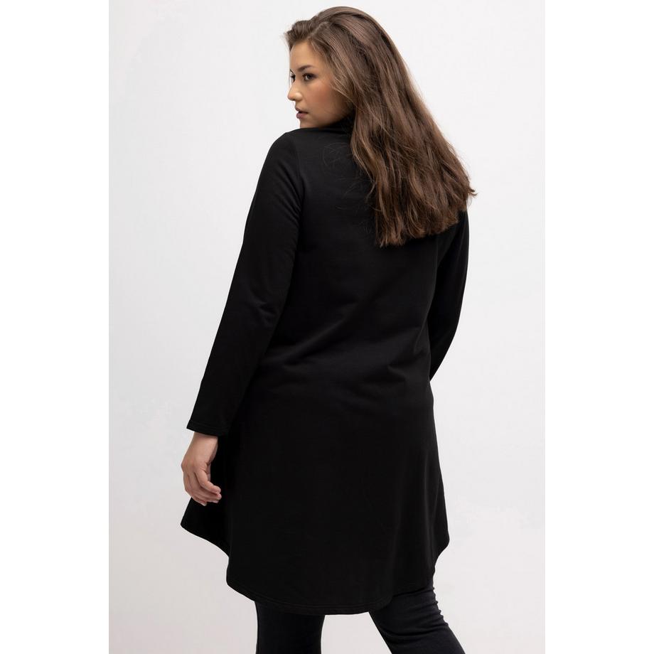 Ulla Popken Longsweater A-Linie Stehkragen  