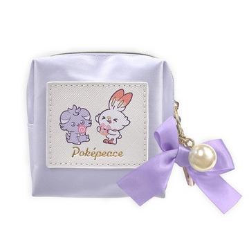 PokePeace Mini Pouch with Carabiner Scorbunny & Espurr (Sweets Shop)