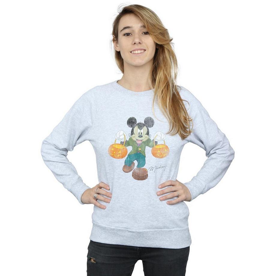 Disney Mickey Mouse Halloween Felpa Stampata  