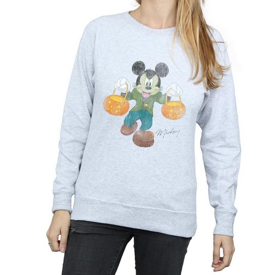 Disney Mickey Mouse Halloween Felpa Stampata  
