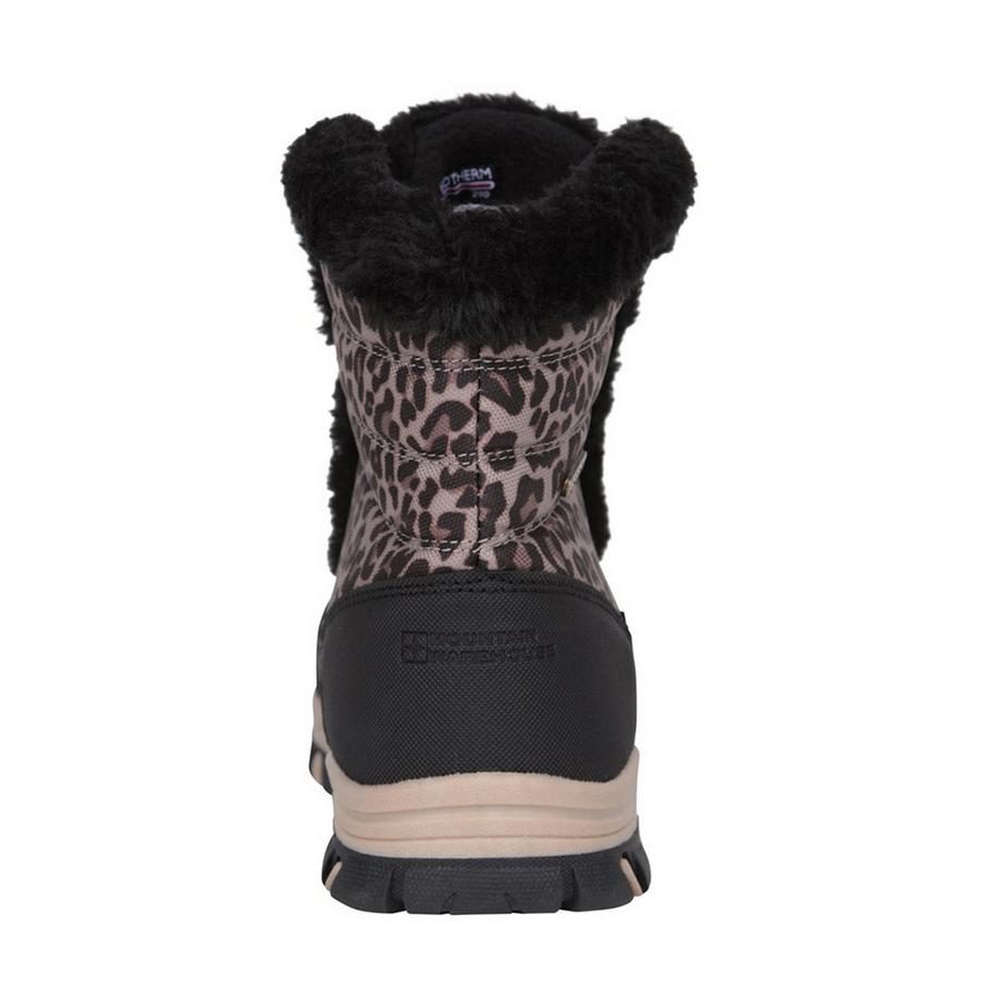 Mountain Warehouse Stivali da Neve con Stampa Leopardo e Materiale Termico  