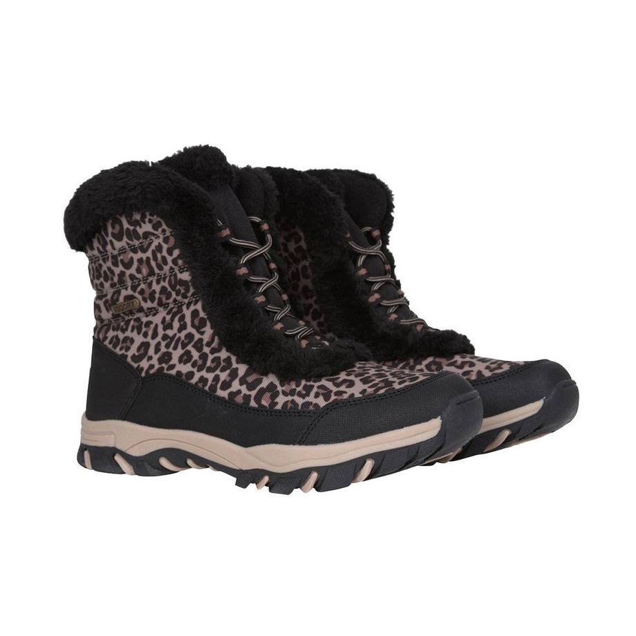 Ohio Stivali Da Neve Leopardato Tessuto Termico