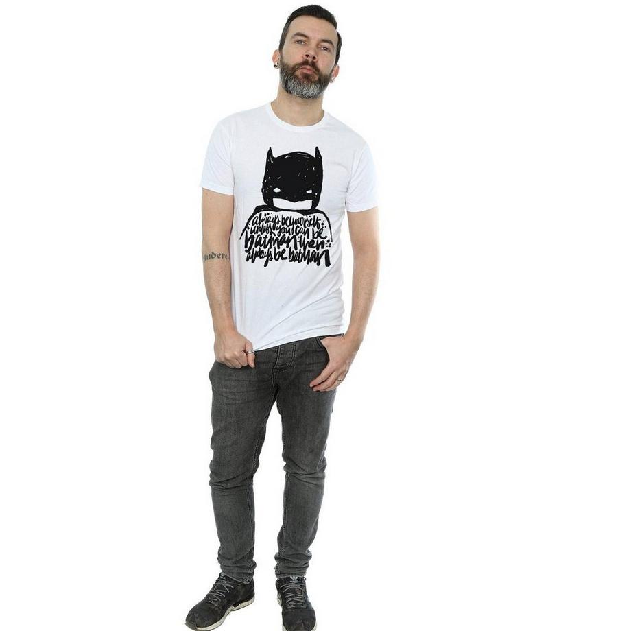 DC COMICS Always Be Yourself Batman T-Shirt  