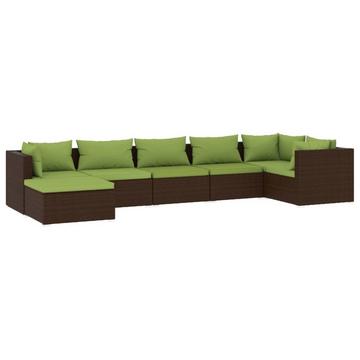 Garten-lounge-set poly-rattan