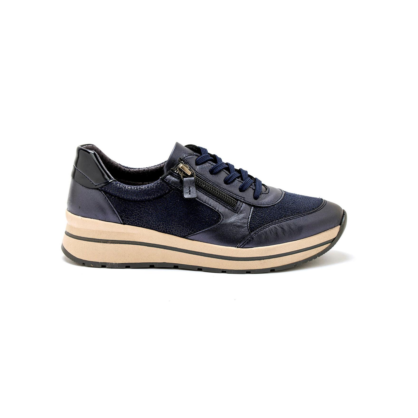 Pédiconfort  baskets zip et lacets 