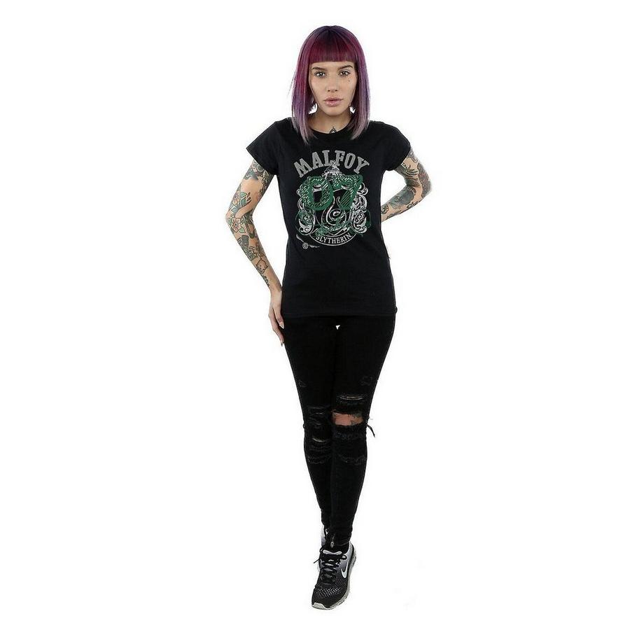 Harry Potter T-Shirt Malfoy Blason Serpentard  