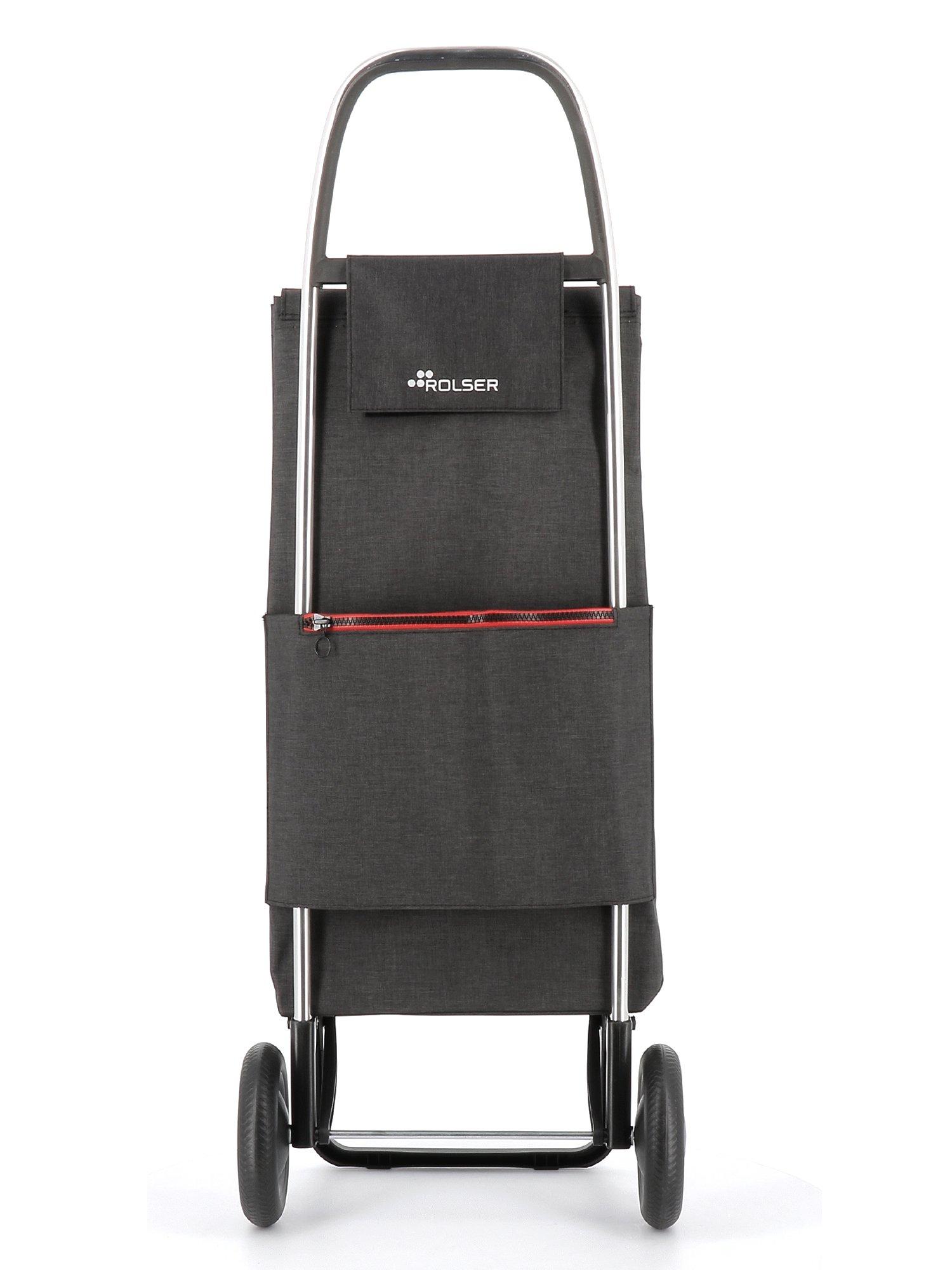 ROLSER Carrello Portaspesa WALLABY TWEED 2 nero (WAL001-N)  