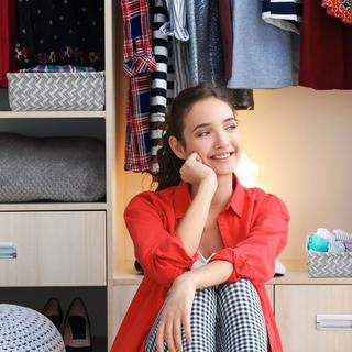 Northix Lot de 3 paniers de rangement en osier plastique  