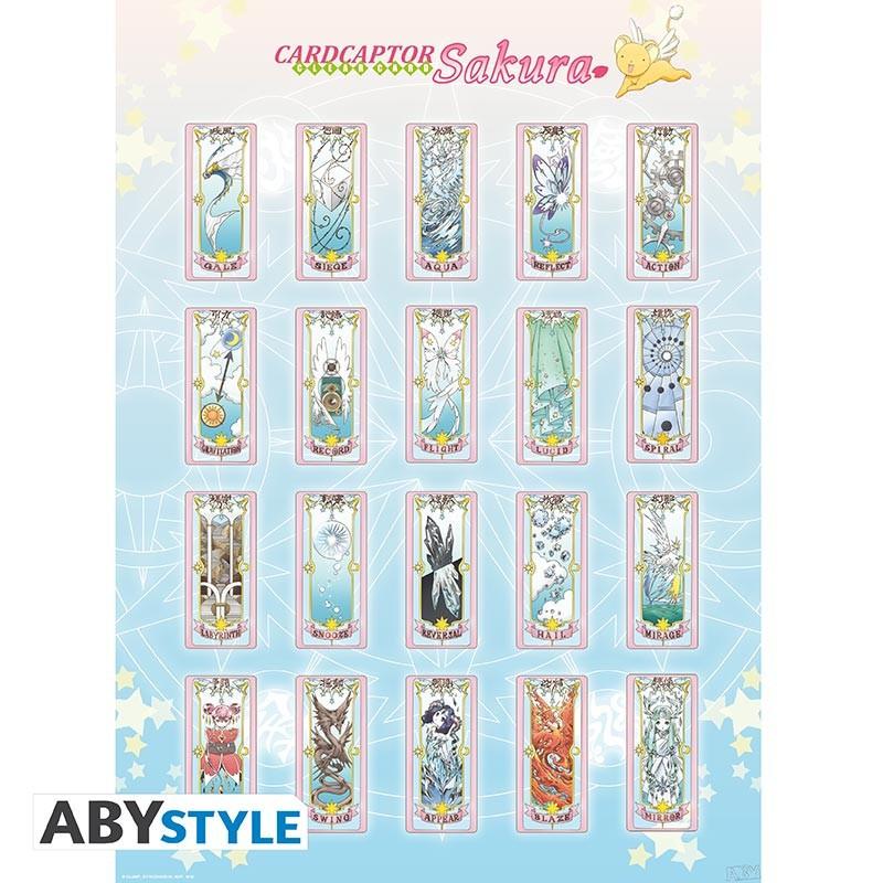 Abystyle Poster - À plat - Card Captor Sakura - Cartes  
