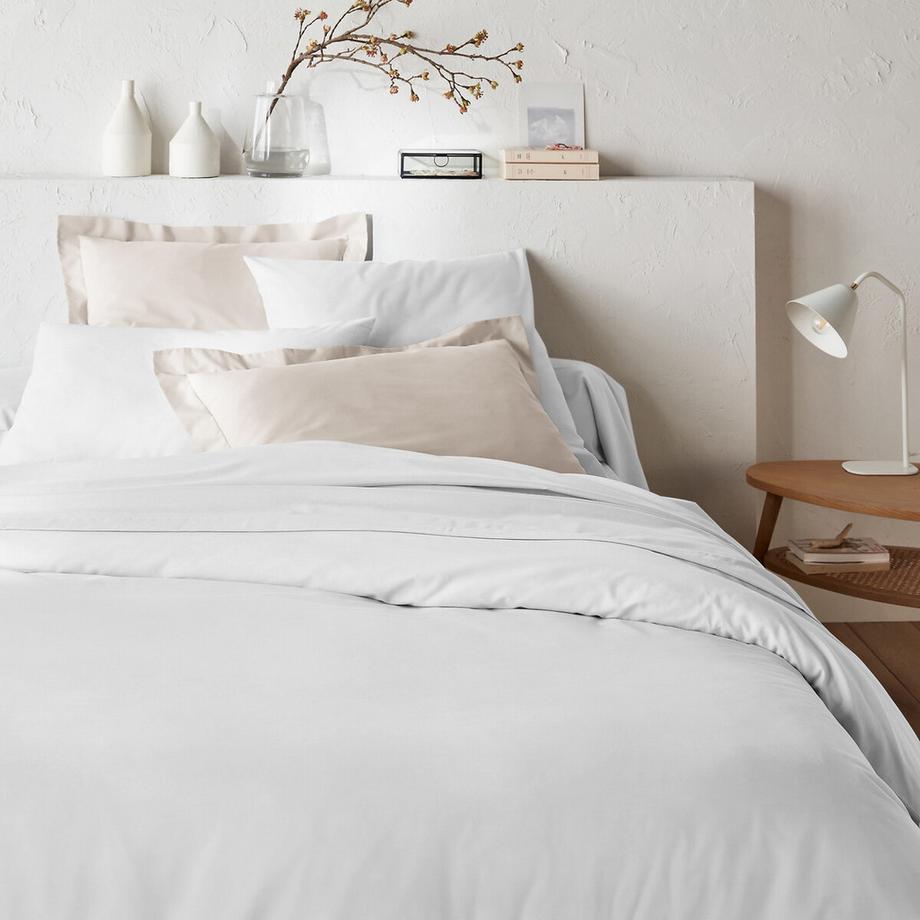 La Redoute Intérieurs Scenario Drap Plat Uni Polycoton  