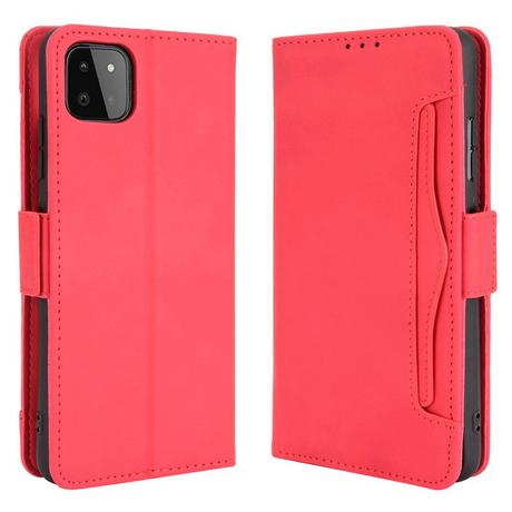 Cover-Discount  Galaxy A22 5G - Etui mit vielen Kartenfächer 