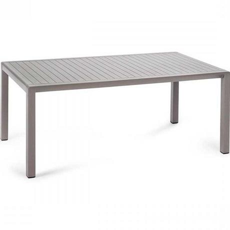 NARDI outdoor Tavolino da giardino Aria grigio 100x60  