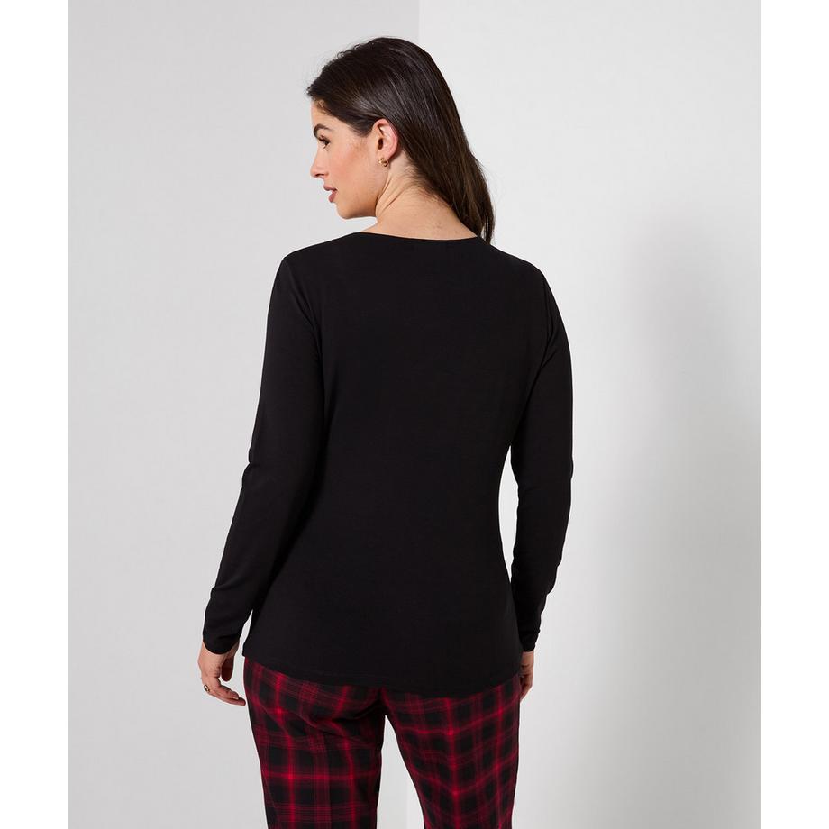 Joe Browns Serena Henley-Shirt mit langen Ärmeln  