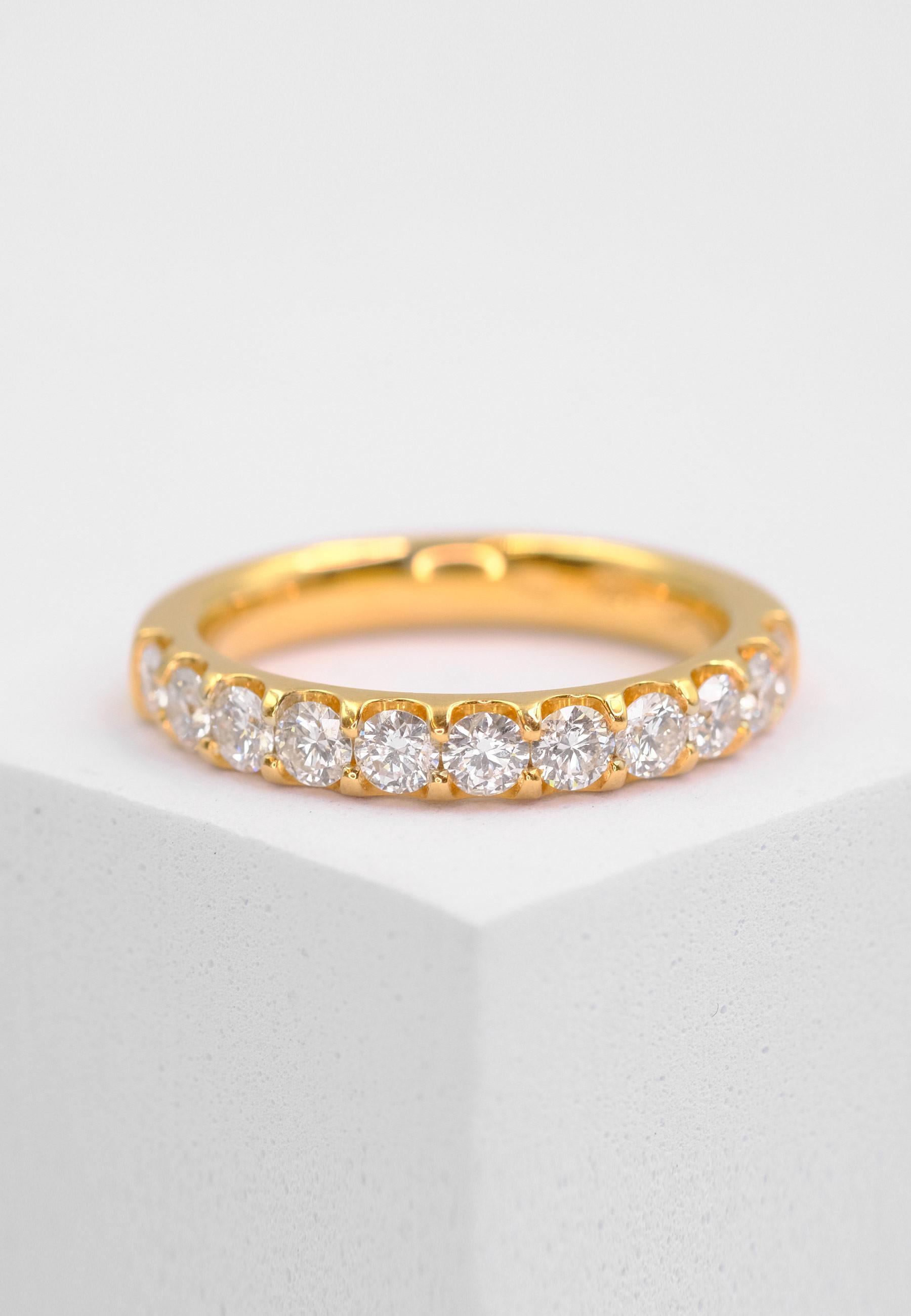 MUAU Schmuck  Ring Diamant 1.00ct. Gelbgold 750 