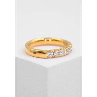 MUAU Schmuck  Bague diamant 1.00ct. or jaune 750 