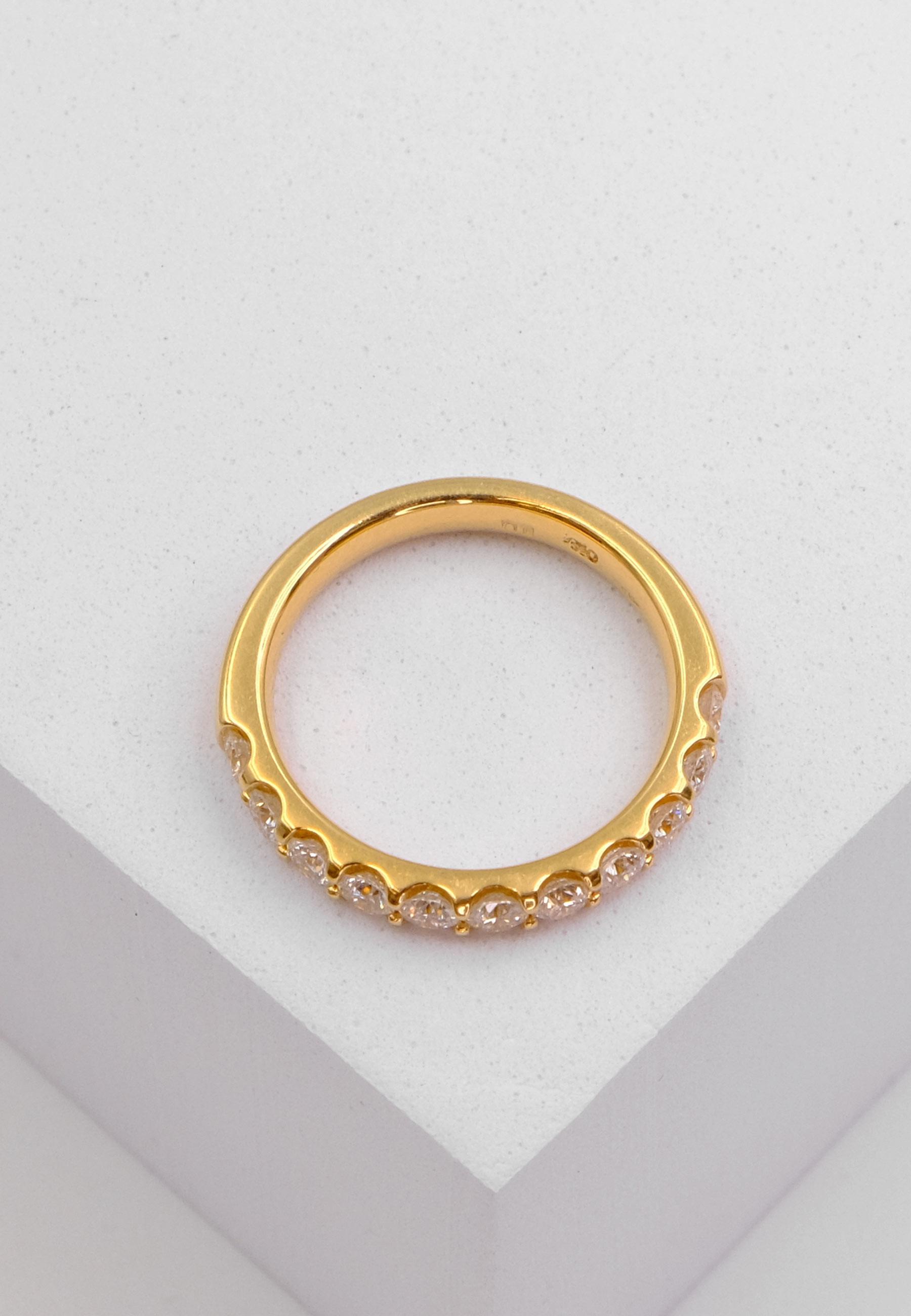 MUAU Schmuck  Ring Diamant 1.00ct. Gelbgold 750 