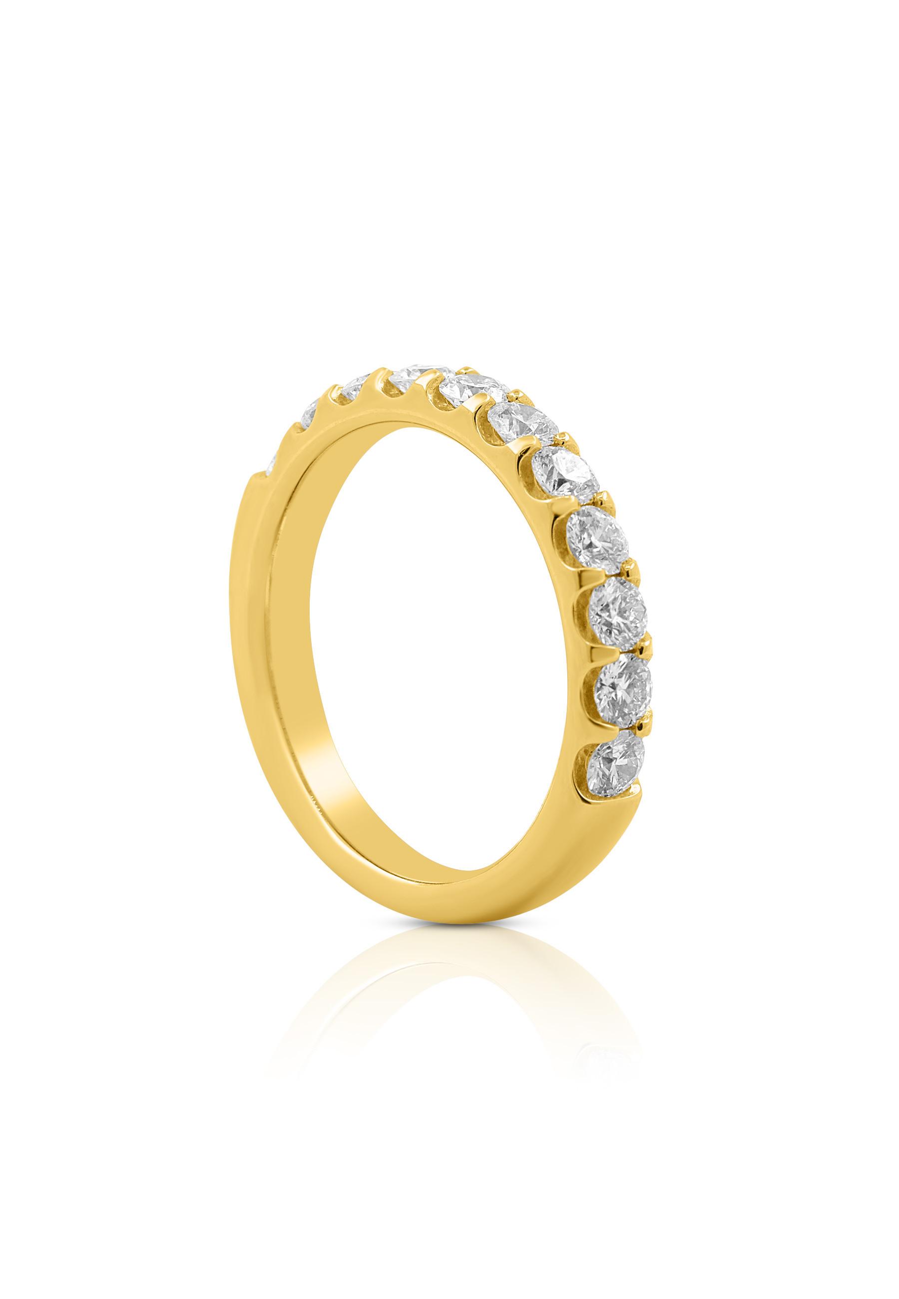 MUAU Schmuck  Ring Diamant 1.00ct. Gelbgold 750 