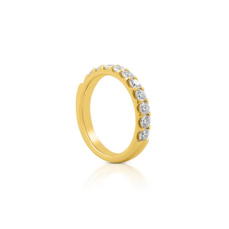 MUAU Schmuck  Bague diamant 1.00ct. or jaune 750 