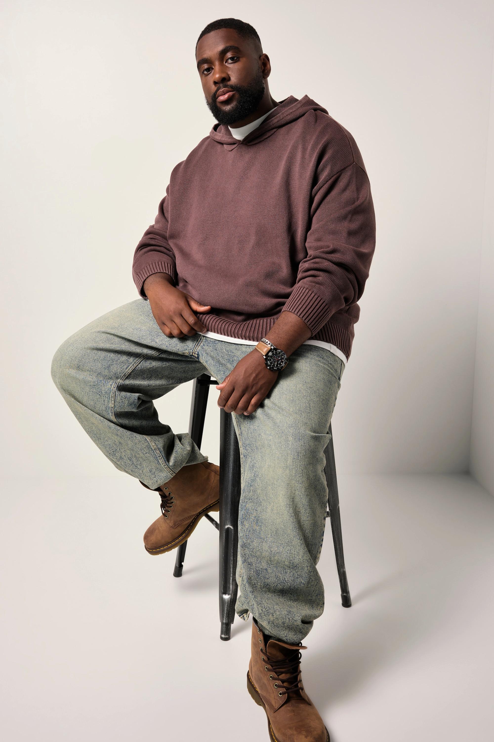 Sthuge Sweat-shirt en maille capuche  