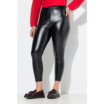 Legging en similicuir, jambes slim et taille élastique