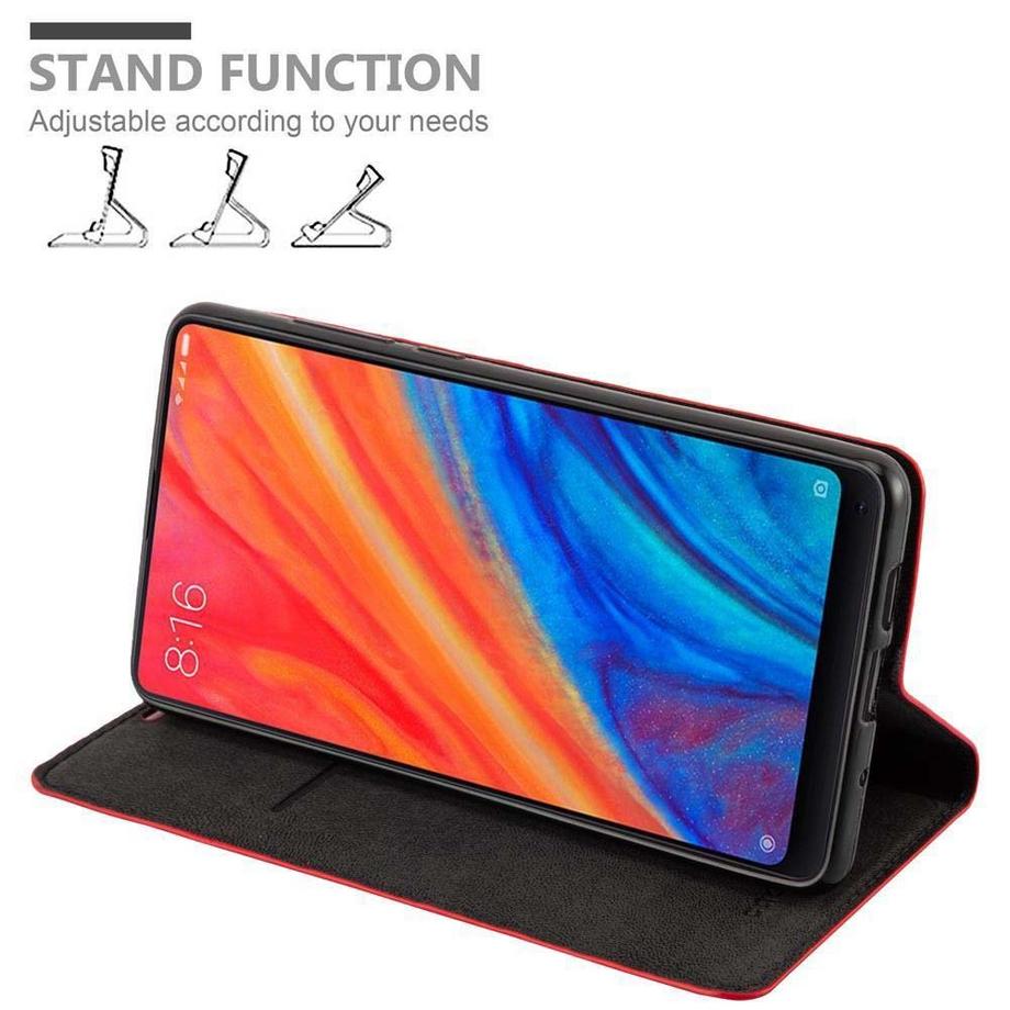 Cadorabo  Housse compatible avec Xiaomi Mi MIX 2S - Coque de protection avec fermeture magnétique, fonction de support et compartiment pour carte 