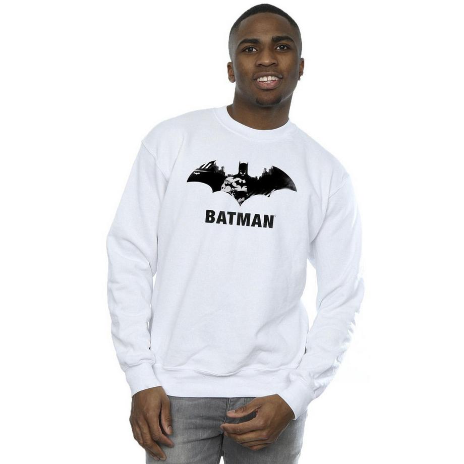 DC COMICS Batman Logo Regular Fit Felpa  