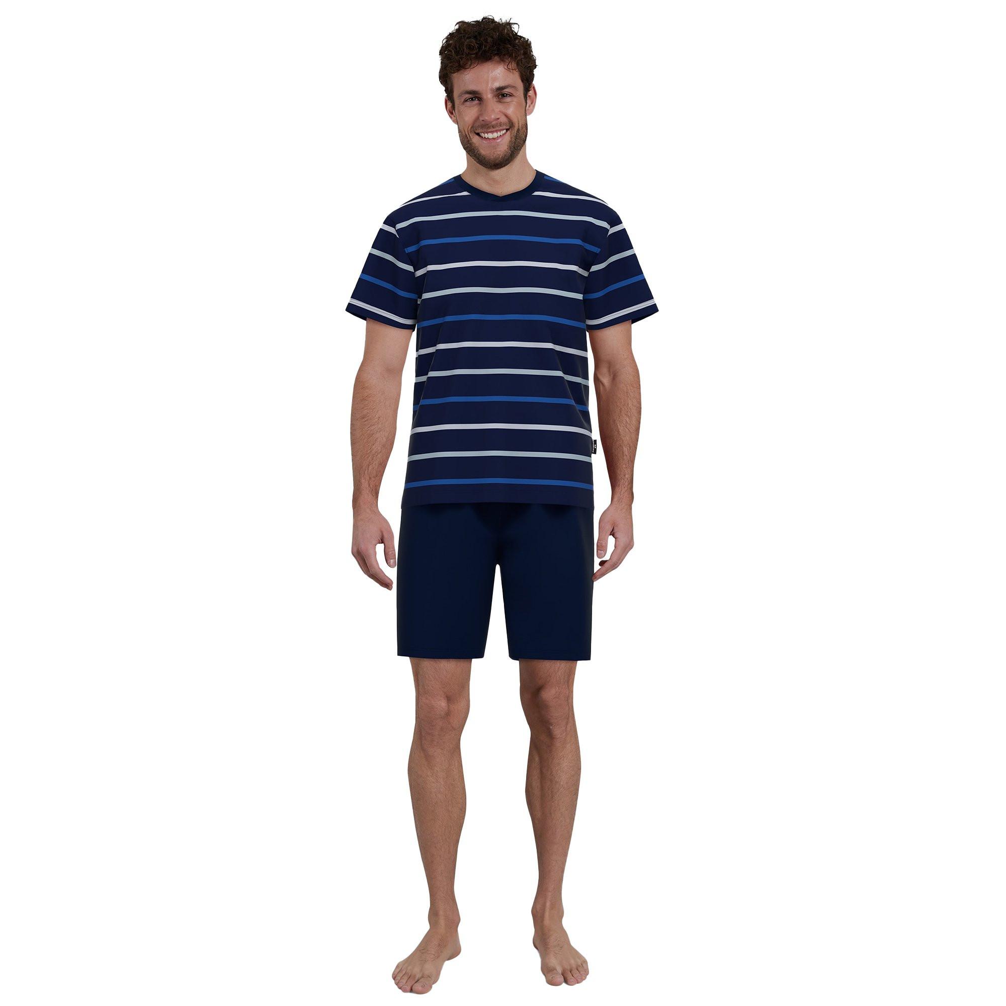 Götzburg Pigiama a maniche corte a righe vestibilità comoda  