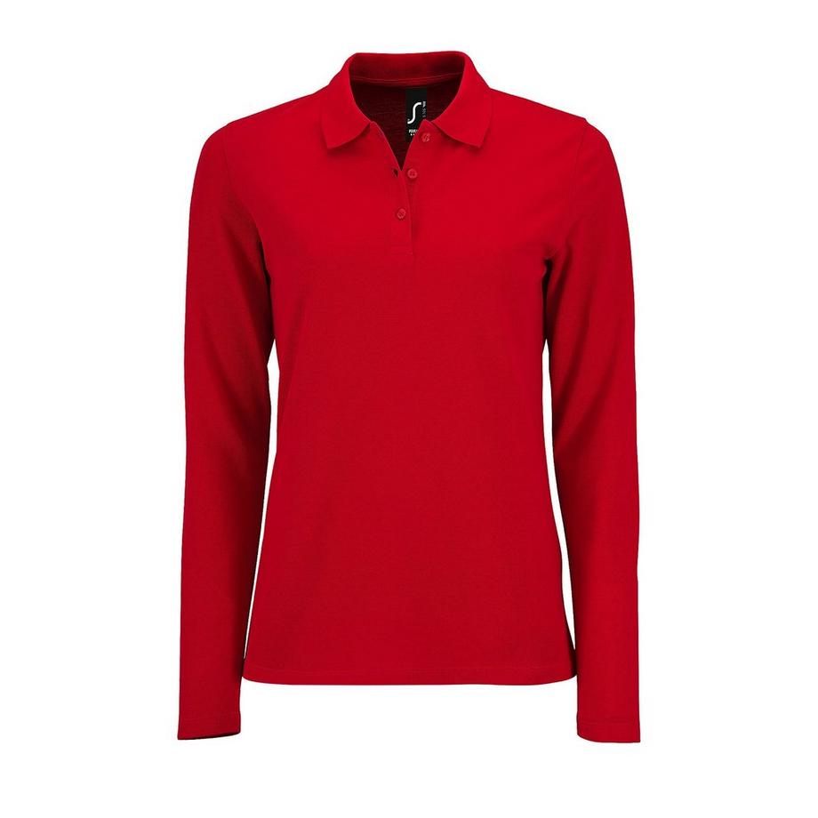 SOLS Pique Langarm Poloshirt  