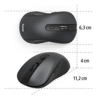 hama  Souris optique multi-appareils 6 touches MW-650, avec USB-A/Bluetooth 