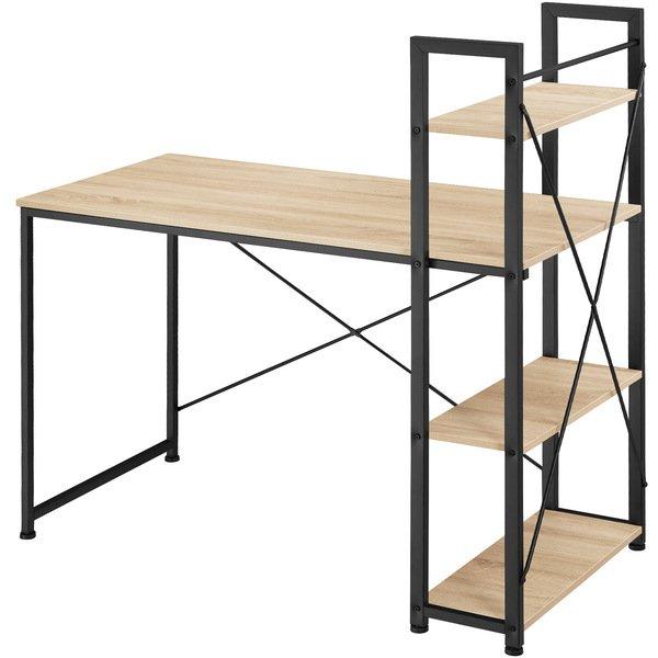 Tectake Bureau informatique HERSHEY 122x61x120cm  