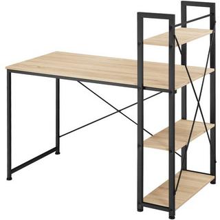 Tectake Bureau informatique HERSHEY 122x61x120cm  