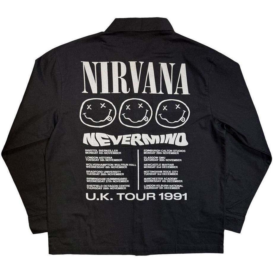 Nirvana Nevermind UK Tour 1991 Langarmhemd  