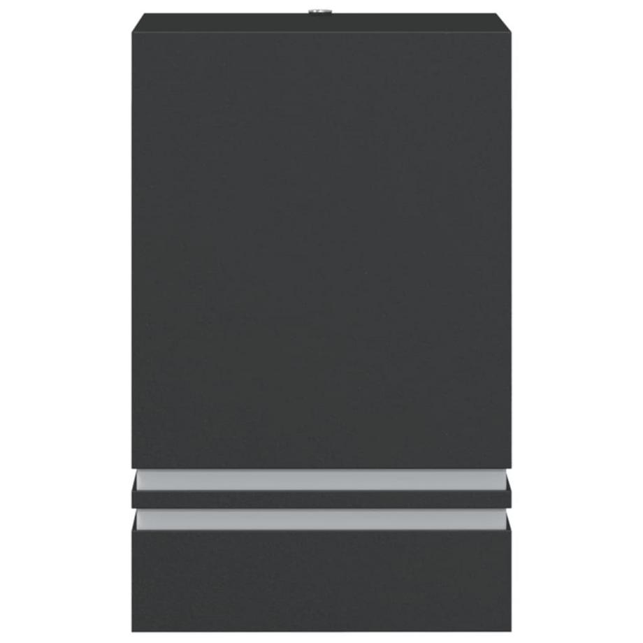 VidaXL Applique murale d'extérieur acier inoxydable  