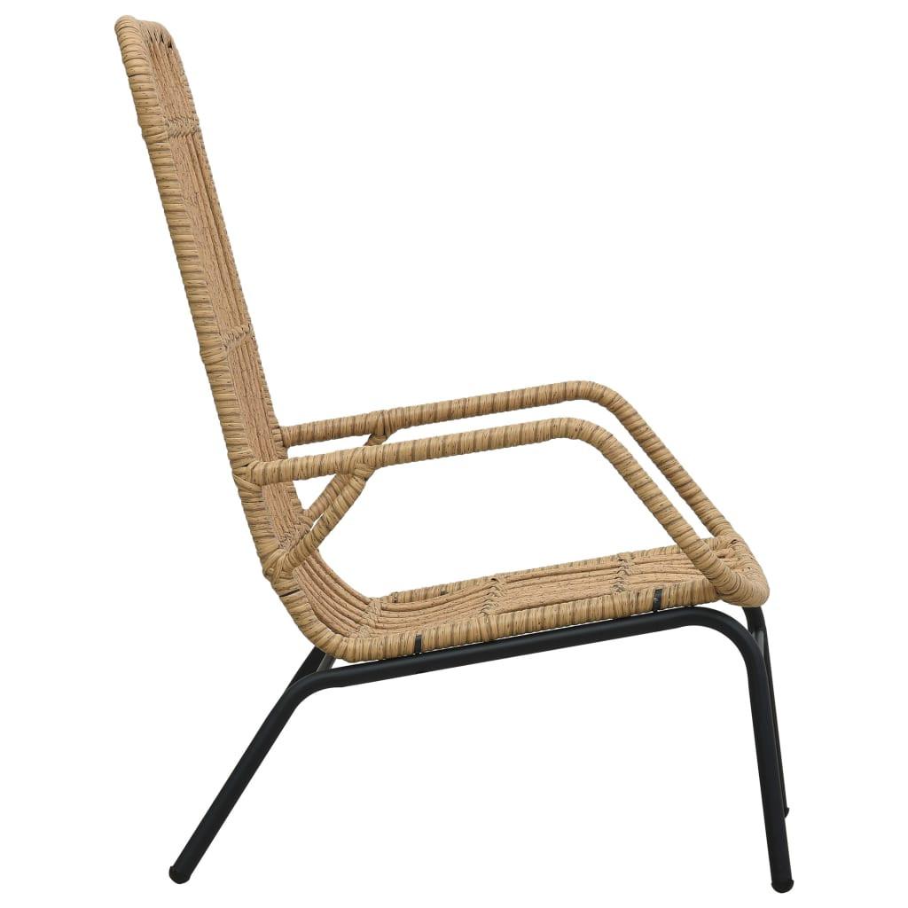 VidaXL Chaise de jardin rotin synthétique  